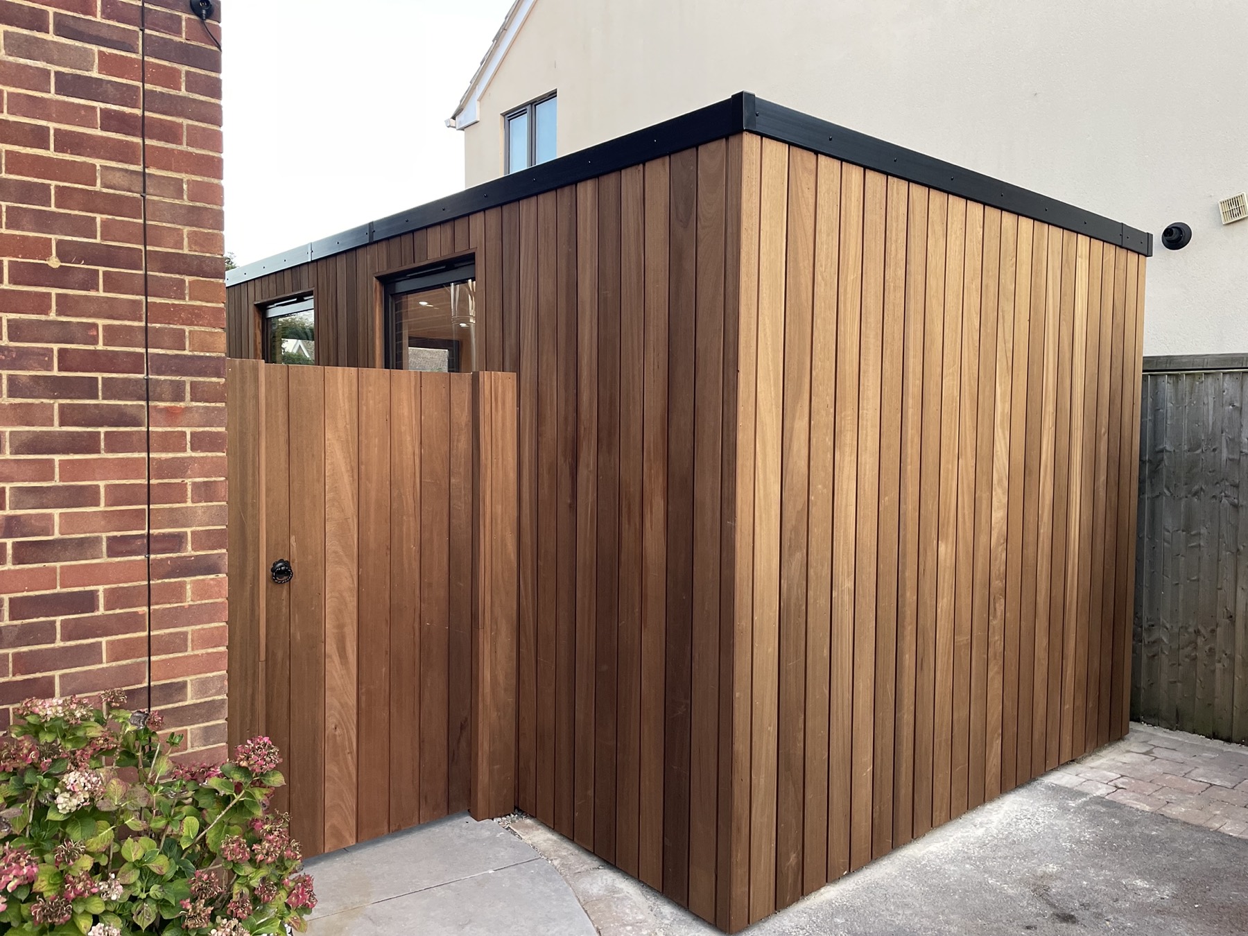 Hand-built timber gate